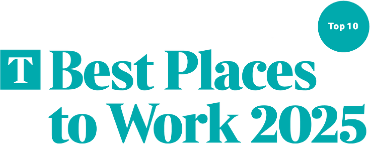 The Sunday Times Best Places to Work 2025 - Top 10 award logo